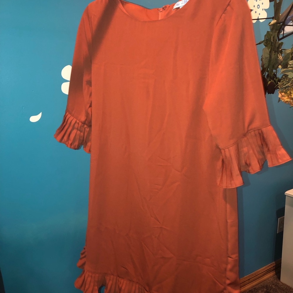 New. Never Worn Rust Colored. Size Small View 3